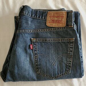 Levi's 505 Men's 36x34 Regular Fit Straight Leg Jeans Actual 18x33.5